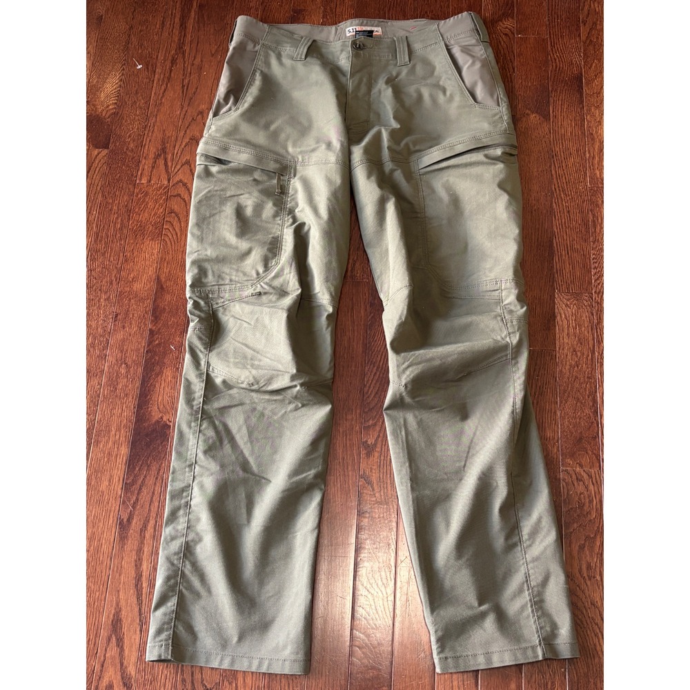 5.11 Tactical Apex Pants Mens 34x32 Tundra Green Cargo Utility 74434-186